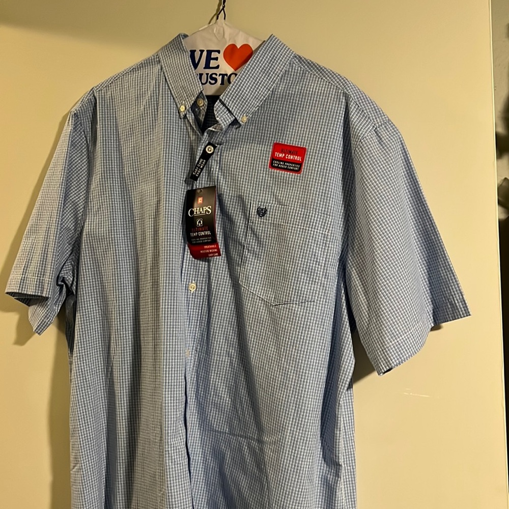 Chaps button down short sleeved shirt